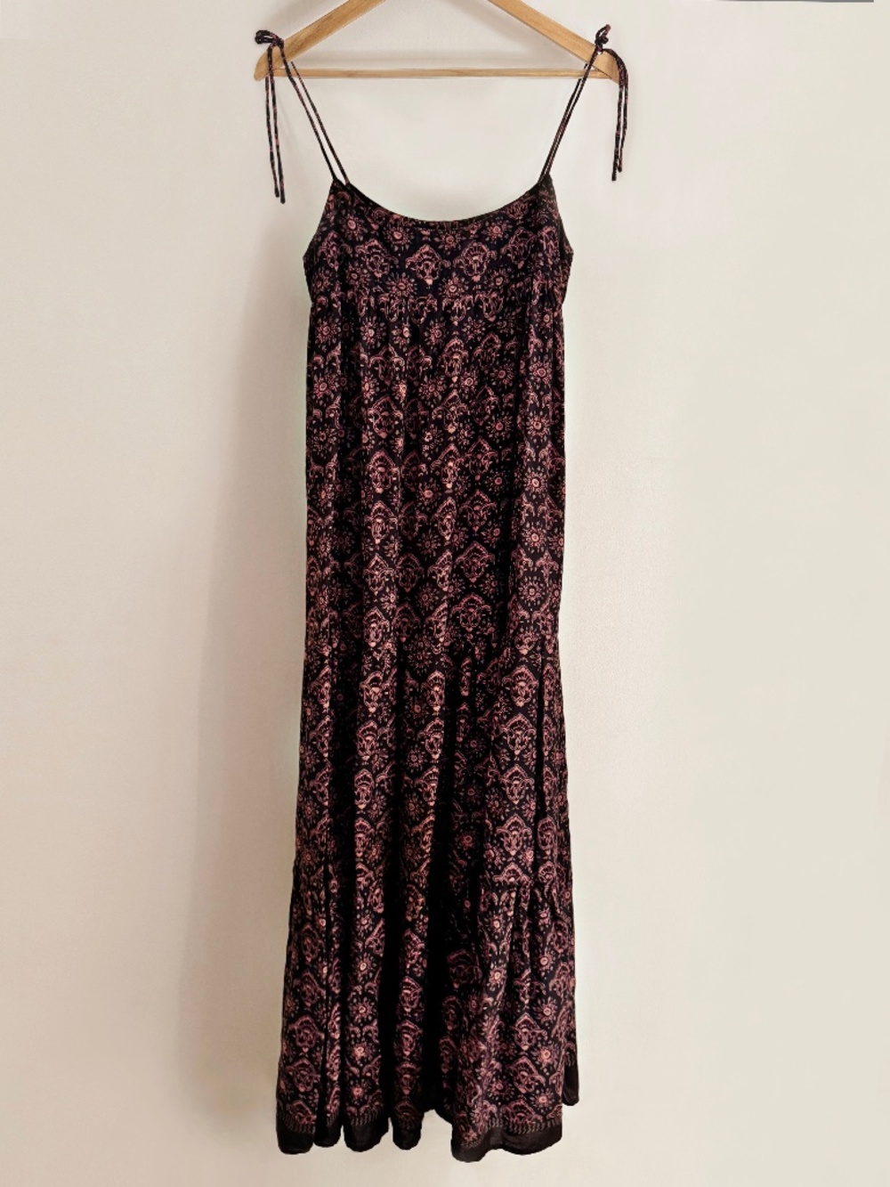 Natalie Martin Melanie Dress Fleur-De-Lis Black Size Small